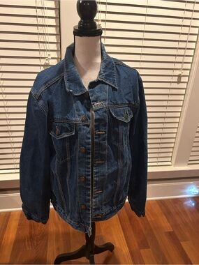 Schmidt Workwear Men's Dark Blue Denim Jacket - size XL